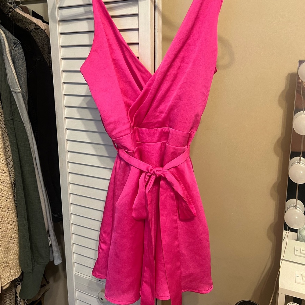 Hot Pink Romper